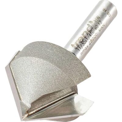 Trend 11/30 x 1/4TC cortador de fresa V Groove 45 grados – plata Trend 11/30 x 1/4TC cortador de fresa V Groove 45 grados – plata