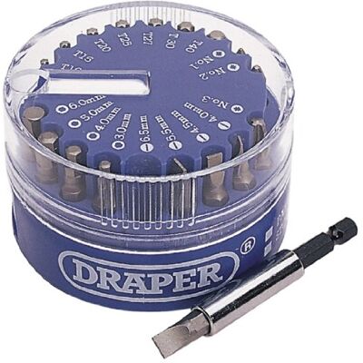 Draper Accesorio para destornilladores (pack de 19) Draper Accesorio para destornilladores (pack de 19)