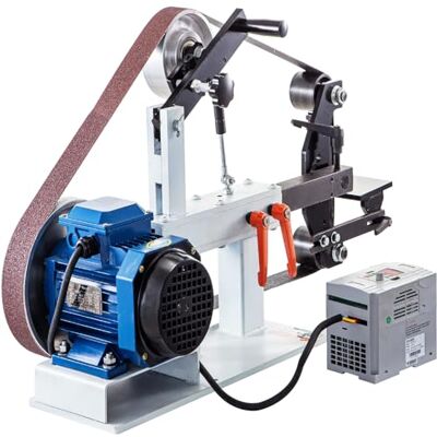 VEVOR Lijadora de Banda, 1500 W Lijadora Eléctrica de Correa con Motor de Cobre Puro, Velocidad Variable 0-2800 r/min, Tamaño de Cintas 5 x 208 cm, Lijadora Pulidora Amoladora para Pulir Herramientas VEVOR Lijadora de Banda, 1500 W Lijadora Eléctrica de Correa con Motor de Cobre Puro, Velocidad Variable 0-2800 r/min, Tamaño de Cintas 5 x 208 cm, Lijadora Pulidora Amoladora para Pulir Herramientas