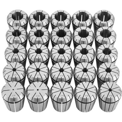 VEVOR Juego de Pinzas ER40 de 1/16-13/16 pulgada, Acero Aleado, 25 Piezas Para Fresadoras CNC y Taladros, con TIR de 0,0008 pulgada, Alta Concentricidad, Mandril de Torno con Caja de Almacenamiento VEVOR Juego de Pinzas ER40 de 1/16-13/16 pulgada, Acero Aleado, 25 Piezas Para Fresadoras CNC y Taladros, con TIR de 0,0008 pulgada, Alta Concentricidad, Mandril de Torno con Caja de Almacenamiento