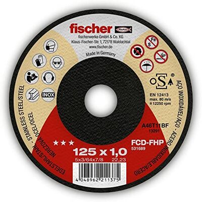 fischer Disco de corte FCD-FHP 230X1,9X22 INOX fischer Disco de corte FCD-FHP 230X1,9X22 INOX