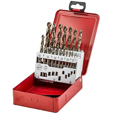 fischer Juego de brocas cobalto para metal 1-10mm (19 Unidades) fischer Juego de brocas cobalto para metal 1-10mm (19 Unidades)
