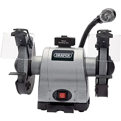 Draper 5097 Amoladora de mesa (550 vatios, 24 voltios, tamaño: 200mm) Draper 5097 Amoladora de mesa (550 vatios, 24 voltios, tamaño: 200mm)