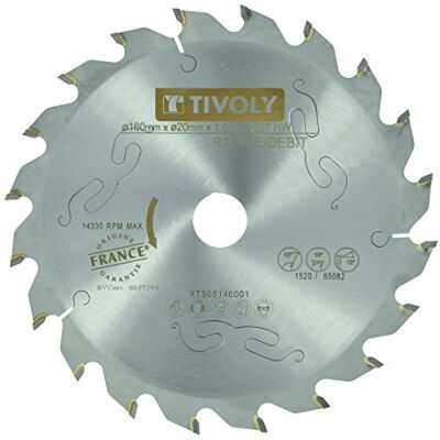 Tivoly Hojas de sierra circular/sierra portátil RENDIMIENTO diámetro 160 mm eje 20 mm dientes Z20 Tivoly Hojas de sierra circular/sierra portátil RENDIMIENTO diámetro 160 mm eje 20 mm dientes Z20