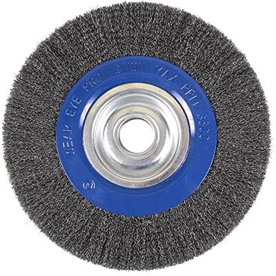 Mercer Abrasives Mercer Industries Rueda de alambre prensado de 10 x 1 x 2 pulgadas, 1/2 pulgada, 5/8 pulgadas. Acero al carbono 014 Mercer Abrasives Mercer Industries Rueda de alambre prensado de 10 x 1 x 2 pulgadas, 1/2 pulgada, 5/8 pulgadas. Acero al carbono 014