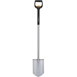 Fiskars Pala telescópica para suelos duros y pedregosos, Puntiaguda, Longitud: 111-130 cm, Hoja de acero al boro reforzada, Negro/Naranja, Xact, Fiskars Pala telescópica para suelos duros y pedregosos, Puntiaguda, Longitud: 111-130 cm, Hoja de acero al boro reforzada, Negro/Naranja, Xact,