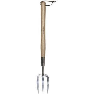 Kent & Stowe Horca Larga de jardinería – Horquilla de Acero Inoxidable para Plantar, horca con Mango Largo de Madera de Fresno, tamaño: 58,5 cm Kent & Stowe Horca Larga de jardinería – Horquilla de Acero Inoxidable para Plantar, horca con Mango Largo de Madera de Fresno, tamaño: 58,5 cm