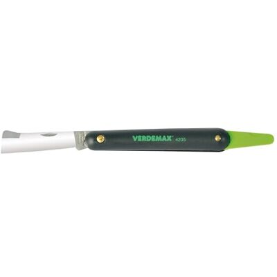 Verdemax Multiusos injerto Cuchillo con Mango ABS y 67 mm, Color Negro Verdemax Multiusos injerto Cuchillo con Mango ABS y 67 mm, Color Negro