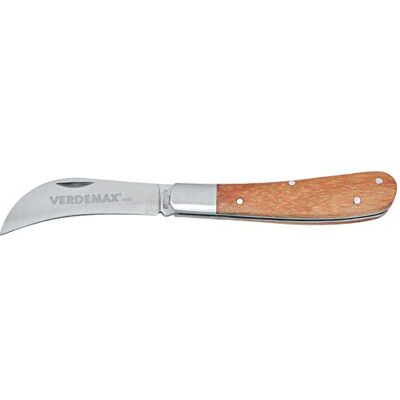 Verdemax Cuchillo Multiusos con Mango de Madera Verdemax Cuchillo Multiusos con Mango de Madera