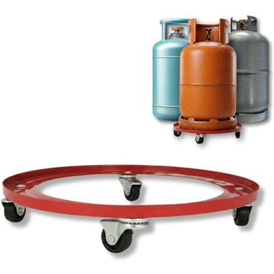 Soporte de acero AMIG para cilindro de gas - Hasta 30kg Soporte de acero AMIG para cilindro de gas - Hasta 30kg
