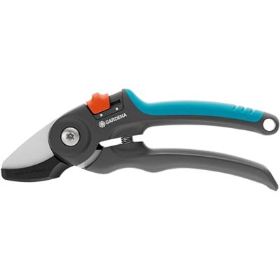 Gardena PremiumCut Tijeras para podar madera seca: corte de yunque, 20 mm de diámetro de corte, mangos ErgoTec Soft Grip, hojas de acero afiladas con precisión, recubrimiento PowerCoating () Gardena PremiumCut Tijeras para podar madera seca: corte de yunque, 20 mm de diámetro de corte, mangos ErgoTec Soft Grip, hojas de acero afiladas con precisión, recubrimiento PowerCoating ()