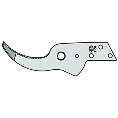 FELCO Contrahoja de repuesto con corte recto, plata, 35 x 15 x 5 cm FELCO Contrahoja de repuesto con corte recto, plata, 35 x 15 x 5 cm