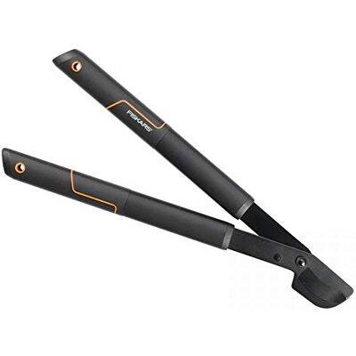 Fiskars Podadera de dos manos SingleStep (S) L28, Revestimiento antiadherente, Acero de precisión templado, Longitud: 50 cm, Negro, Fiskars Podadera de dos manos SingleStep (S) L28, Revestimiento antiadherente, Acero de precisión templado, Longitud: 50 cm, Negro,