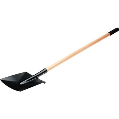 Amig Pala Cuadrada Laya Jardin con Hoja de Acero y Mango Largo de Madera Herramientas para huerto y Jardineria en acabado Negro Medidas: 152cm. Amig Pala Cuadrada Laya Jardin con Hoja de Acero y Mango Largo de Madera Herramientas para huerto y Jardineria en acabado Negro Medidas: 152cm.