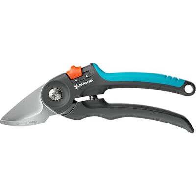 Gardena Secateurs PremiumCut Fresh Wood, Anvil Cut, 22 mm Cutting Diameter, ErgoTec Soft Grip Handles, Precision-Ground Steel Blades, PowerCoating () Gardena Secateurs PremiumCut Fresh Wood, Anvil Cut, 22 mm Cutting Diameter, ErgoTec Soft Grip Handles, Precision-Ground Steel Blades, PowerCoating ()