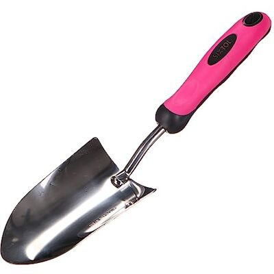 SIXTOL Garden Pink One Pala de jardín, Acero Inoxidable, Color Rosa, 33 cm SIXTOL Garden Pink One Pala de jardín, Acero Inoxidable, Color Rosa, 33 cm