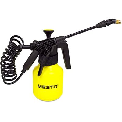 Mesto Pulverizador a presión portátil (3 Bar, Capacidad 1,5 L, Tubo en Espiral, Recipiente de plástico) Mesto Pulverizador a presión portátil (3 Bar, Capacidad 1,5 L, Tubo en Espiral, Recipiente de plástico)