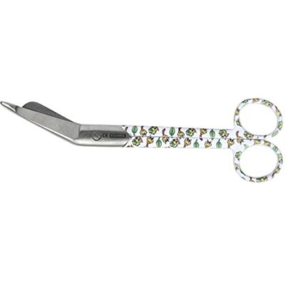 GIMA Tijeras De Enfermería , Lister, Para Vendajes, Patrón De Oruga, Acero Inoxidable, Acabado Satinado, Recubrimiento En Polvo, Longitud 18 cm GIMA Tijeras De Enfermería , Lister, Para Vendajes, Patrón De Oruga, Acero Inoxidable, Acabado Satinado, Recubrimiento En Polvo, Longitud 18 cm