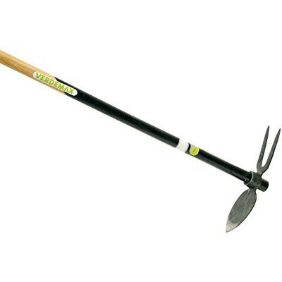 VERDEMAX - Zappa cuore bidente - Material: Wood - Cabeza 8x27 cm - Hoe VERDEMAX - Zappa cuore bidente - Material: Wood - Cabeza 8x27 cm - Hoe