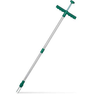 Relaxdays Extractor Malas Hierbas, Aluminio, Plástico y Acero Inoxidable, Verde, 100 cm Relaxdays Extractor Malas Hierbas, Aluminio, Plástico y Acero Inoxidable, Verde, 100 cm