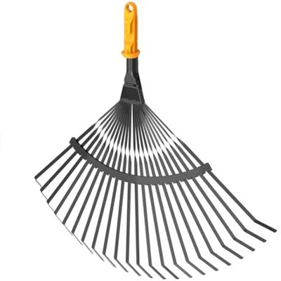 Fiskars OneClick Rastrillo metálico en Abanico Fiskars OneClick Rastrillo metálico en Abanico