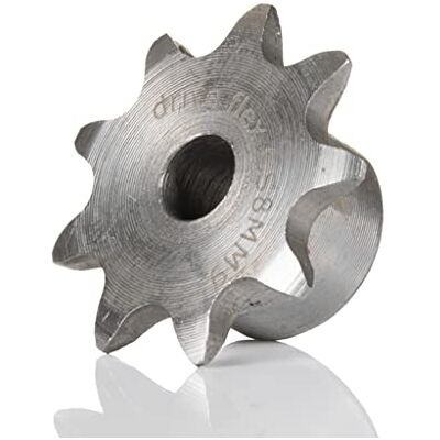 RS PRO Rueda dentada de 8 dientes, acero, diámetro de 6 mm, diámetro de división: 20,9 mm, 24 mm RS PRO Rueda dentada de 8 dientes, acero, diámetro de 6 mm, diámetro de división: 20,9 mm, 24 mm