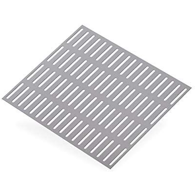 CQFD Chapa de aluminio perforada, ranura de 1 mm de grosor, 500 x 250 mm CQFD Chapa de aluminio perforada, ranura de 1 mm de grosor, 500 x 250 mm
