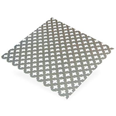 CQFD Chapa de acero perf. Cruz ep1 mm, 500 x 250 mm CQFD Chapa de acero perf. Cruz ep1 mm, 500 x 250 mm