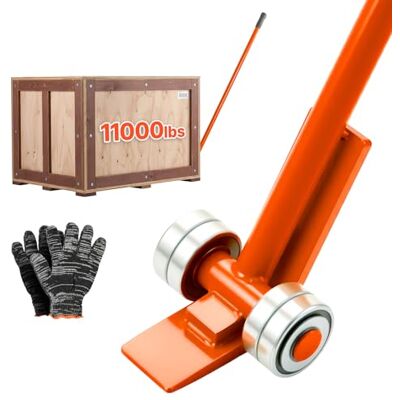 VEVOR Palanca de Elevación con Carga de 4990 kg, con Mango de Acero al Carbono de 1,7 m, con Ruedas para Palés Grandes, Artículos Pesados, Bloques de Hormigón y Manipulación de Equipos Pesados VEVOR Palanca de Elevación con Carga de 4990 kg, con Mango de Acero al Carbono de 1,7 m, con Ruedas para Palés Grandes, Artículos Pesados, Bloques de Hormigón y Manipulación de Equipos Pesados