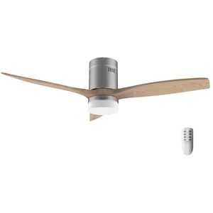Cecotec Ventilador de Techo con Luz LED Energysilence Aero 5600 Classic Steel.40W.Motor DC, Diámetro 132cm, 3 Aspas, LED 18W, Temporizador, 6 Velocidades, Mando a Distancia, Función Verano/Invierno Cecotec Ventilador de Techo con Luz LED Energysilence Aero 5600 Classic Steel.40W.Motor DC, Diámetro 132cm, 3 Aspas, LED 18W, Temporizador, 6 Velocidades, Mando a Distancia, Función Verano/Invierno