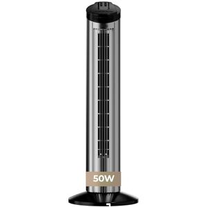 EVVO V60 Ventilador de Torre con Ionizador y Función Turbo Ventilador Vertical Silencioso con Mando a Distancia, Pantalla LED y Temporizador, Ventilador Columna Potente para Salón y Dormitorio EVVO V60 Ventilador de Torre con Ionizador y Función Turbo Ventilador Vertical Silencioso con Mando a Distancia, Pantalla LED y Temporizador, Ventilador Columna Potente para Salón y Dormitorio