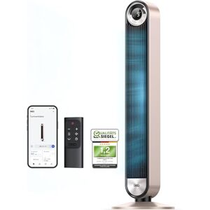 Dreo Ventilador de torre 25 dB Quiet Smart, 106cm de altura 4 modos 9 velocidades Max 7.9m/s 12H Timer Ventilador oscilante de 90° con control remoto Control por voz Enfriamiento, Cruiser Pro T2S Dreo Ventilador de torre 25 dB Quiet Smart, 106cm de altura 4 modos 9 velocidades Max 7.9m/s 12H Timer Ventilador oscilante de 90° con control remoto Control por voz Enfriamiento, Cruiser Pro T2S
