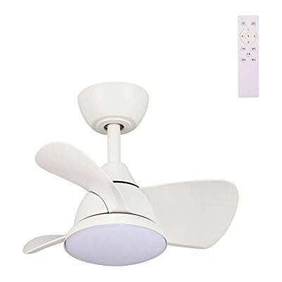 wonderlamp Ventilador de techo LED Fante 24W 3 CCT Regulable silencioso con 5 velocidades wonderlamp Ventilador de techo LED Fante 24W 3 CCT Regulable silencioso con 5 velocidades