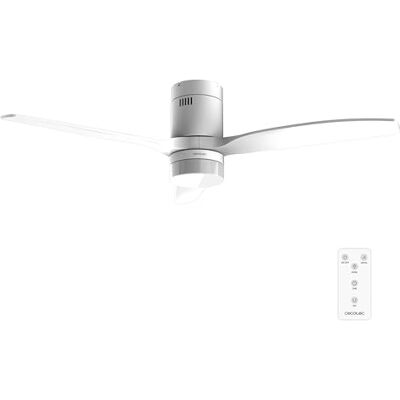 Cecotec Ventilador de Techo con Luz Aero 4600 Arctic White&White Motor DC 38W, Mando a Distancia, Diámetro 132cm, Lámpara LED 18W, 3 Aspas, 6 Velocidades, Temporizador 8h Cecotec Ventilador de Techo con Luz Aero 4600 Arctic White&White Motor DC 38W, Mando a Distancia, Diámetro 132cm, Lámpara LED 18W, 3 Aspas, 6 Velocidades, Temporizador 8h