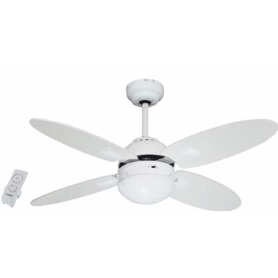 Bastilipo Bermeo Ventilador Techo con Mando A Distancia E27, 60 W, Blanco, 105 x 41 cm, 5698 Bastilipo Bermeo Ventilador Techo con Mando A Distancia E27, 60 W, Blanco, 105 x 41 cm, 5698