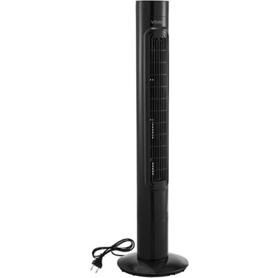 VEVOR Ventilador de Pie, 50° Oscilación, 43 dB, 3 Modos, 3 Velocidades, Ventilador de Torre 4,2 m/s con Temporizador 7,5h, Mando a Distancia, Flujo de Aire para Dormitorio Oficina Sala de Estar, Negro VEVOR Ventilador de Pie, 50° Oscilación, 43 dB, 3 Modos, 3 Velocidades, Ventilador de Torre 4,2 m/s con Temporizador 7,5h, Mando a Distancia, Flujo de Aire para Dormitorio Oficina Sala de Estar, Negro