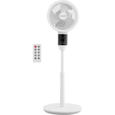 VEVOR Ventilador de Pie 33 W, Ventilador de Pedestal Silencioso, 9 Velocidades, 4 Modos con Control Remoto, Altura Regulable, Temporizador, Oscilante de 80° para Dormitorio Oficina Hogar Sala de Estar VEVOR Ventilador de Pie 33 W, Ventilador de Pedestal Silencioso, 9 Velocidades, 4 Modos con Control Remoto, Altura Regulable, Temporizador, Oscilante de 80° para Dormitorio Oficina Hogar Sala de Estar