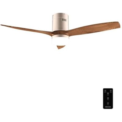 Cecotec Ventilador de Techo con Luz y Mando a Distancia de 52" EnergySilence Aero 5600 Classic Gold&DarkWood. Motor DC 40W, 3 Aspas, Luz LED, Temporizador, 6 Velocidades, Modo Winter/Summer Cecotec Ventilador de Techo con Luz y Mando a Distancia de 52" EnergySilence Aero 5600 Classic Gold&DarkWood. Motor DC 40W, 3 Aspas, Luz LED, Temporizador, 6 Velocidades, Modo Winter/Summer