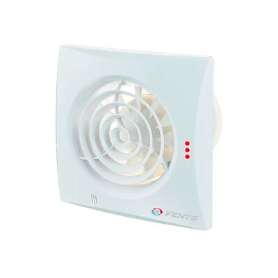VENTS Ventilación ventilador extractor de bajo nivel de ruido de eficiencia energética para baño o cocina estándar para conductos de 100 mm, color blanco VENTS Ventilación ventilador extractor de bajo nivel de ruido de eficiencia energética para baño o cocina estándar para conductos de 100 mm, color blanco