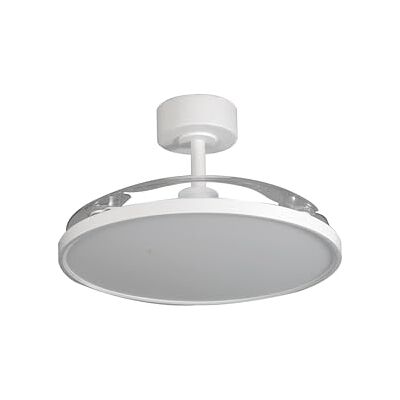 wonderlamp Ventilador de techo silencioso LED aspas retráctiles Carpi CCT 3000-4000-6000K, Intensidad regulable 36W wonderlamp Ventilador de techo silencioso LED aspas retráctiles Carpi CCT 3000-4000-6000K, Intensidad regulable 36W