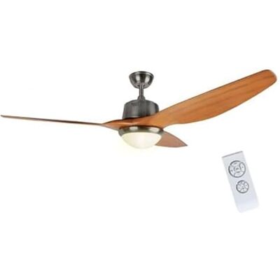 Orbegozo Ventilador de techo con luz LED, 160 cm de diámetro, 3 velocidades de ventilación, temporizador de 1, 2, 4 y 8 horas, 85 W de potencia Orbegozo Ventilador de techo con luz LED, 160 cm de diámetro, 3 velocidades de ventilación, temporizador de 1, 2, 4 y 8 horas, 85 W de potencia