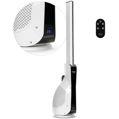 Taurus Ventilador de Torre Babel Invisible Amazing Digital 30W 101 cm 12 Velocidades 3 Modos Timer 12h Mando a Distancia Oscilación Digital Auto Off Filtro Extraíble Silencioso Taurus Ventilador de Torre Babel Invisible Amazing Digital 30W 101 cm 12 Velocidades 3 Modos Timer 12h Mando a Distancia Oscilación Digital Auto Off Filtro Extraíble Silencioso
