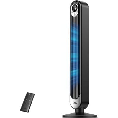 Dreo 28dB Ventilador de Torre con Mando a Distancia, 106 cm Silencioso de 8,53 m/s de Velocidad, Oscilante de 90° con 9 Velocidades, 4 Modos, Temporizador de 12 horas,Ventilador de pie, Cruiser Pro T1 Dreo 28dB Ventilador de Torre con Mando a Distancia, 106 cm Silencioso de 8,53 m/s de Velocidad, Oscilante de 90° con 9 Velocidades, 4 Modos, Temporizador de 12 horas,Ventilador de pie, Cruiser Pro T1