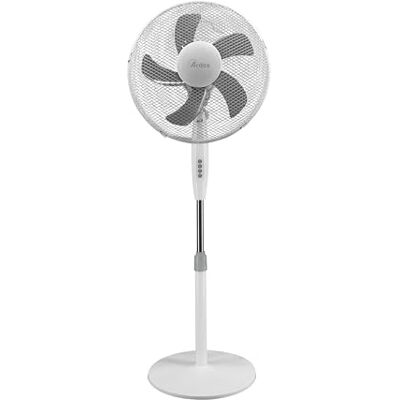 Ardes STEELO 40PBW Ventilador de pie Ø40 cm 45 W con 3 velocidades, altura regulable 100–120 cm y oscilación automática Ardes STEELO 40PBW Ventilador de pie Ø40 cm 45 W con 3 velocidades, altura regulable 100–120 cm y oscilación automática