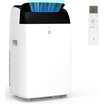 GarveeLife Climatizador portátil 3 en 1 10000 BTU – Refrigeración, ventilación, deshumidificación – Silencioso, eficiente, pantalla LED, temporizador 24 h, mando a distancia, gas R290, clase energética A+ GarveeLife Climatizador portátil 3 en 1 10000 BTU – Refrigeración, ventilación, deshumidificación – Silencioso, eficiente, pantalla LED, temporizador 24 h, mando a distancia, gas R290, clase energética A+