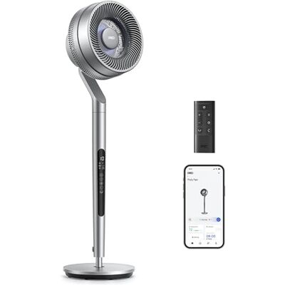 Dreo Ventilador de pedestal con control inteligente, ventiladores silenciosos de CC para recámara, ventilador oscilante omnidireccional de 120°+85°, Wi-Fi/Voz/Alexa, 100 pies, 10 velocidades, 6 modos, Dreo Ventilador de pedestal con control inteligente, ventiladores silenciosos de CC para recámara, ventilador oscilante omnidireccional de 120°+85°, Wi-Fi/Voz/Alexa, 100 pies, 10 velocidades, 6 modos,