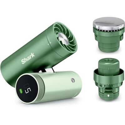 Shark ChillPIll Ventilador 3 en 1 de alta velocidad, niebla ultrafina y sistema InstaChill, incluye 3 accesorios de refrigeración, diseño fácil de viajar, Matcha Shark ChillPIll Ventilador 3 en 1 de alta velocidad, niebla ultrafina y sistema InstaChill, incluye 3 accesorios de refrigeración, diseño fácil de viajar, Matcha