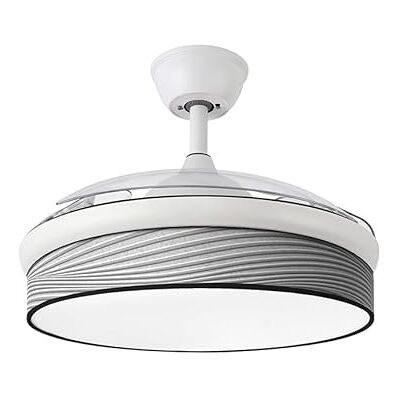 Eden pulse Ventilador DC 72W Blanco/Gris, 91 cm, 3 aspas, 7200 lm, 3000-4000-6000K, control remoto, memoria y temporizador. Ideal para climatización y confort. Eden pulse Ventilador DC 72W Blanco/Gris, 91 cm, 3 aspas, 7200 lm, 3000-4000-6000K, control remoto, memoria y temporizador. Ideal para climatización y confort.