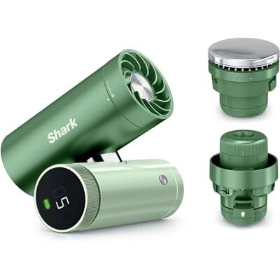 Shark ChillPill Ventilador de alta velocidad 3 en 1, sistema de niebla ultrafina e InstaChill, incluye 3 accesorios de refrigeración, diseño apto para viajar, Verde matcha Shark ChillPill Ventilador de alta velocidad 3 en 1, sistema de niebla ultrafina e InstaChill, incluye 3 accesorios de refrigeración, diseño apto para viajar, Verde matcha
