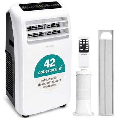 SereneLife SLACHT128EU - 12000 BTU/h - 30 m² - Aire Acondicionado SereneLife SLACHT128EU - 12000 BTU/h - 30 m² - Aire Acondicionado
